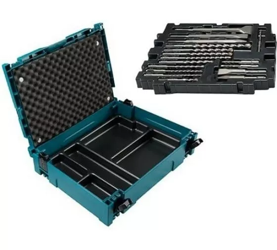 Набор буров и насадок SDS+ Makita B-53877, 17 шт, Makpac купить в Магнитогорске