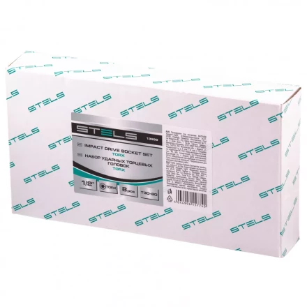 Набор ударных торцевых головок TORX 1/2&quot;,  в кейсе 8 шт Stels 13999 купить в Магнитогорске
