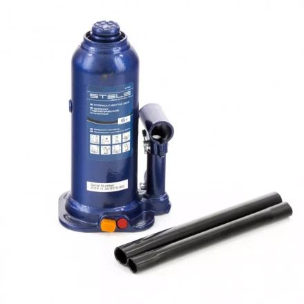 Домкрат гидравлический бутылочный 6 т h подъема 207-404 мм Stels 51164 купить в Магнитогорске