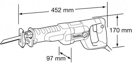 Пила сабельная Makita JR 3050 T купить в Магнитогорске