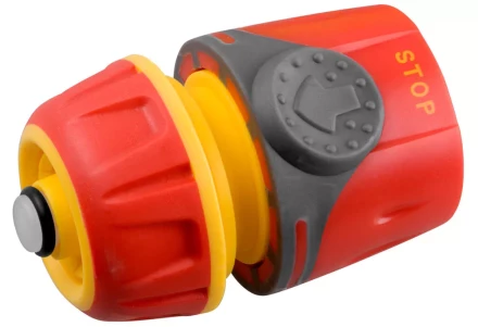 Соединитель GRINDA &quot;Premium&quot; с автостопом, пластмассовый с TPR, 1/2&quot; 8-426429 купить в Магнитогорске