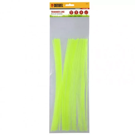 Леска для триммера круглая нарезанная 2,4 мм х 30 см 50 шт Flex cord Denzel 96101 купить в Магнитогорске