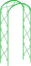 Арка садовая декоративная для вьющихся растений, 227х128см  PALISAD 69123