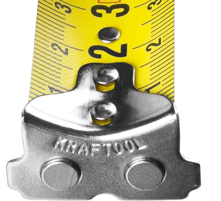 Рулетка KRAFTOOL GRAND, обрезиненный пластиковый корпус, 8м/25мм 34022-08-25 купить в Магнитогорске