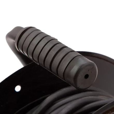 Удлинитель силовой 30 м, 16А, тип УХз16,  КГ 3 x 2.5 мм, на стальной катушке, 4 розетки Сибртех 95879 купить в Магнитогорске