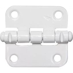 Петля накладная стальная "ПН-40", цвет белый, универсальная, 40мм 37621-40