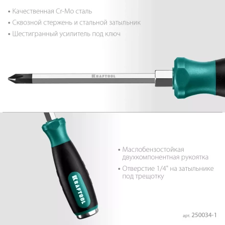 Ударные отвертки IMPACT 250034-1 купить в Магнитогорске