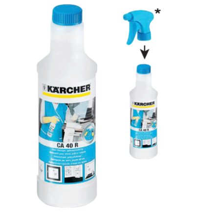 Средство чистящее KARCHERC A40R, для стекол, 0,5 л, БЕЗ РАСПЫЛИТЕЛЯ купить в Магнитогорске