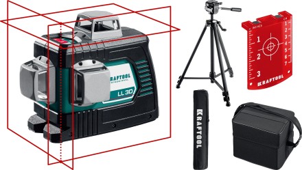 Нивелиры лазерные LL-3D, 360 град, 20/70м, IP54 34640-3 купить в Магнитогорске