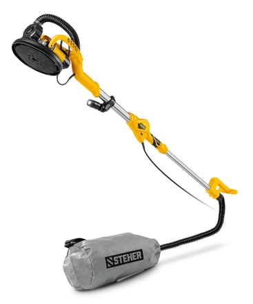 STEHER d225 мм, 800 Вт, удлиненная рукоятка, подсветка, шлифовальная машина для стен (жираф) (DWL-800) купить в Магнитогорске