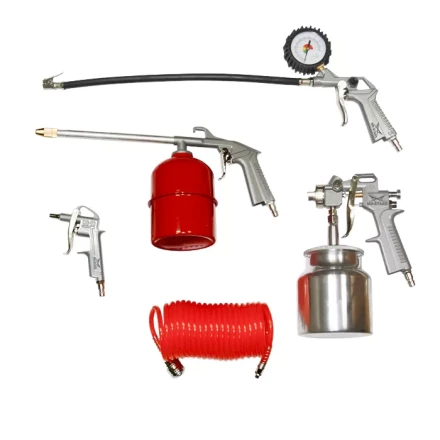 Набор с нижним алюминевым бачком (сопло 1,5/1,8/2,0/2,5) W-2000A2-S купить в Магнитогорске