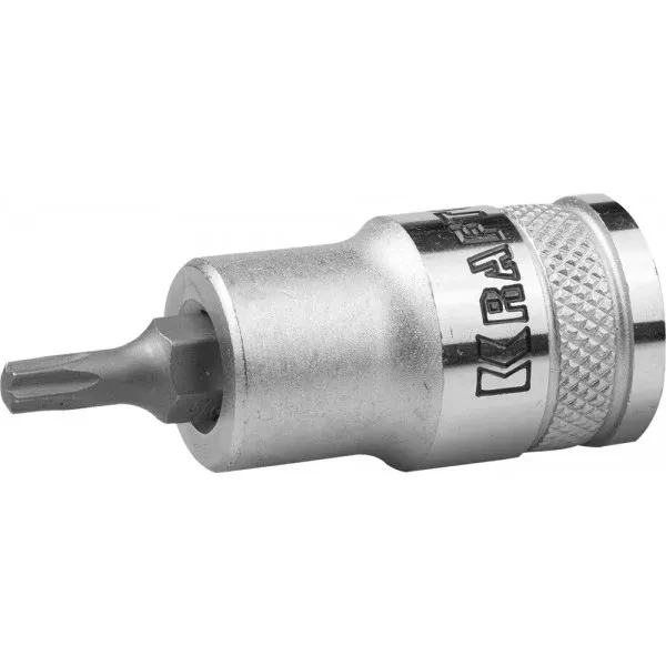 Торцовая бита-головка KRAFTOOL "INDUSTRIE QUALITAT", материал S2, TORX, сатинированная, 1/2", Т25 27905-25_z01 купить в Магнитогорске