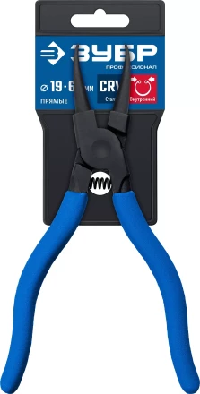 ЗУБР 180 мм, прямые губки, внутренний съемник стопорных колец, Профессионал (22821-1) купить в Магнитогорске