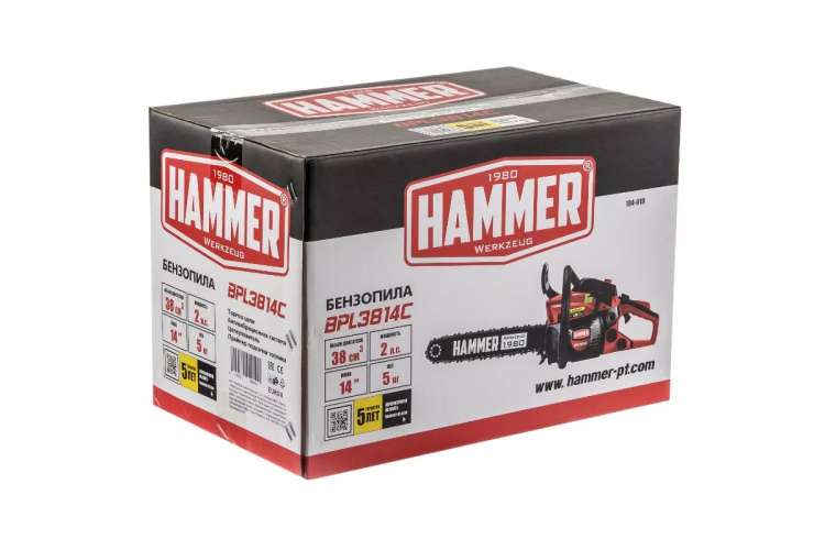 Бензопила HAMMER BPL3814C купить в Магнитогорске
