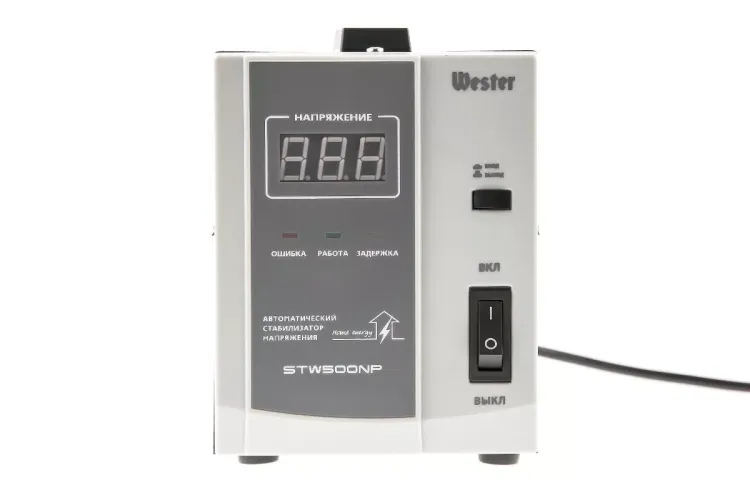 Стабилизатор напряжения WESTER STW500NP купить в Магнитогорске