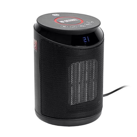 Тепловентилятор электрический керамический Denzel DTFC-2000, пульт, 3 режима, вентилятор, нагрев 1000/2000 Вт 96419 купить в Магнитогорске