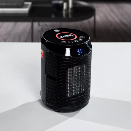 Тепловентилятор электрический керамический Denzel DTFC-2000, пульт, 3 режима, вентилятор, нагрев 1000/2000 Вт 96419 купить в Магнитогорске