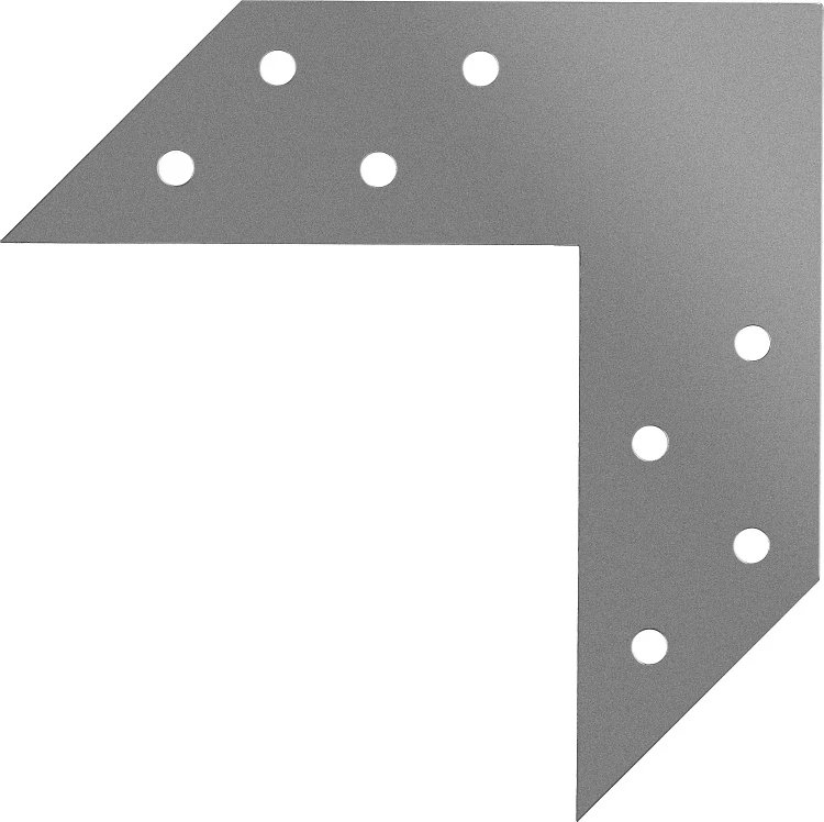 ЗУБР УС-2.0, 120 x 120 x 35 x 2 мм, угловой соединитель (31044-120) купить в Магнитогорске