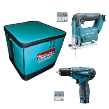 Набор Makita DK1475X3 (Дрель DF330DZ + Лобзик JV100DZ) купить в Магнитогорске