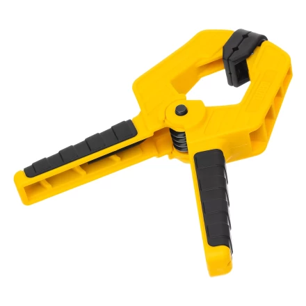 Струбцина клещеобразная Denzel, усиленная 65 х 50 мм, двухкомпонентные рукоятки, 20796 купить в Магнитогорске