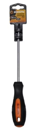 Отвёртка крестовая PH2 150 мм Вихрь купить в Магнитогорске