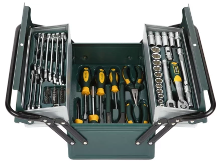 Набор KRAFTOOL &quot;INDUSTRIE&quot; Слесарно-монтажный инструмент, 59 предметов 27978-H59 купить в Магнитогорске