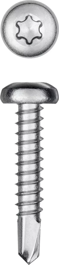 Нержавеющие саморезы DS-P с полукруглой головкой, коробка 300931-42-025