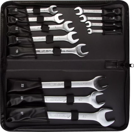 Набор STAYER &quot;PROFESSIONAL&quot;: Ключи комбинированные, 6-27мм, 12шт 2-271257-H12 купить в Магнитогорске