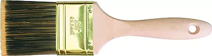 Кисть плоская Golden 2.5" искусственная щетина деревянная ручка / Matrix 83224 купить в Магнитогорске