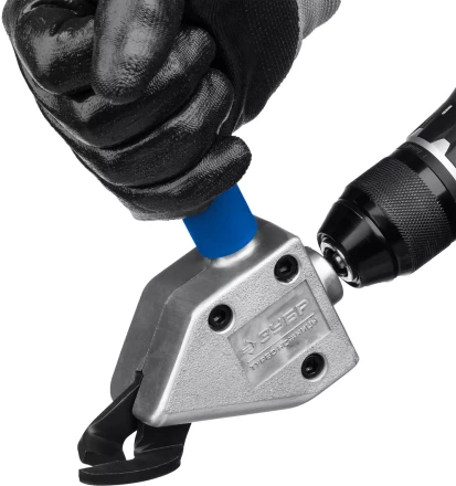 ЗУБР Турбо-Ножницы, насадка-ножницы для реза листового и гофрированного металла (23292) купить в Магнитогорске