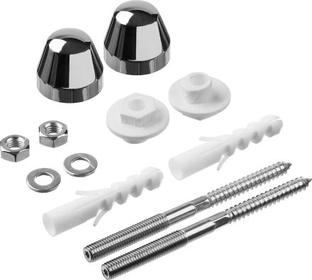 ЗУБР 14 мм, хром, набор для крепления раковин и писсуаров, Профессионал (44221) купить в Магнитогорске