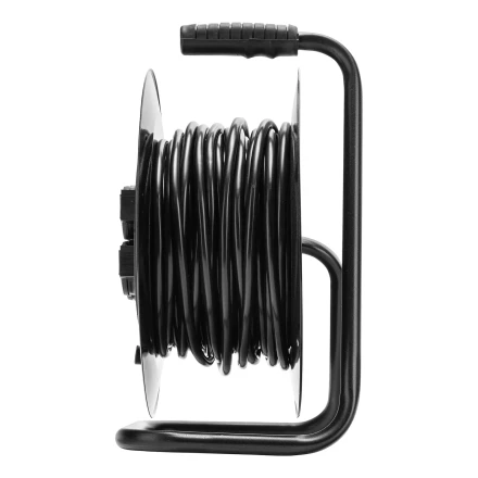 Удлинитель силовой 20 м, 16А, тип УХз16, КГ 3 x 2.5 мм, на стальной катушке, 4 розетки Сибртех 95878 купить в Магнитогорске