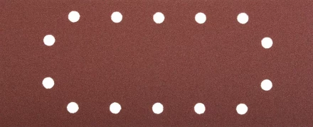 Лист шлифовальный ЗУБР &quot;МАСТЕР&quot;, 14 отверстий, для ПШМ на зажимах, Р100, 115х280мм, 5шт 35594-100 купить в Магнитогорске