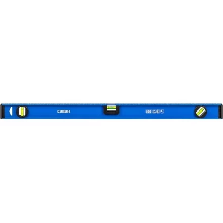 Уровень СИБИН двутавровый, 3 ампулы, измерительная линейка, 80см 34607-080 купить в Магнитогорске