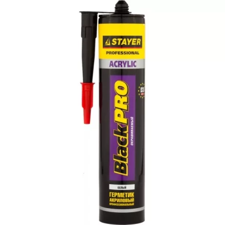 Герметик STAYER "MASTER" акриловый, белый, 260мл 41211-0_z01 купить в Магнитогорске
