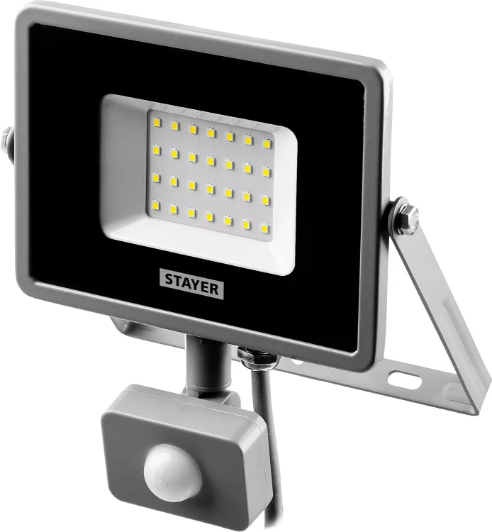 Прожектор LEDPro светодиодный, STAYER Profi 57133-30, датчик движения, 30Вт 57133-30 купить в Магнитогорске