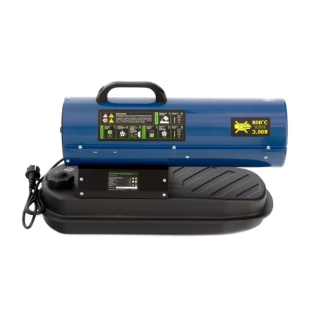 Дизельная тепловая пушка СТД-10, 10 кВт, 300 м3/ч, прямой нагрев Сибртех 96466 купить в Магнитогорске