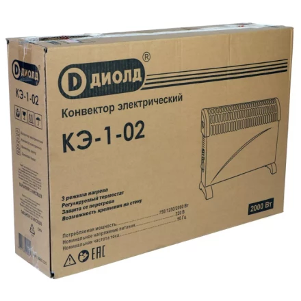 Конвектор электрический Диолд КЭ-1-02 купить в Магнитогорске