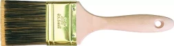 Кисть плоская Golden 3&quot; искусственная щетина деревянная ручка / Matrix 83226
