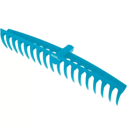 Грабли пластиковые 565 мм 18 плоских зубьев усиленные Palisad 61733 купить в Магнитогорске