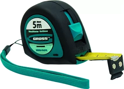 Рулетка "Ergonomisch" 3 м x 16 мм магнитный обрезиненный зацеп  GROSS 31101 купить в Магнитогорске