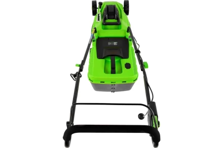 Газонокосилка электрическая L1500, 1500 Вт, ширина 33 см, 5 уровней, пластиковый травосборник 35 л Сибртех 96677 купить в Магнитогорске