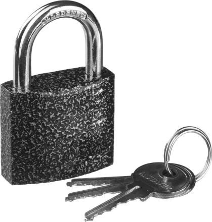 Замок STAYER &quot;STANDARD&quot; навесной, металлический корпус, закаленная дужка, 38мм 37160-38 купить в Магнитогорске