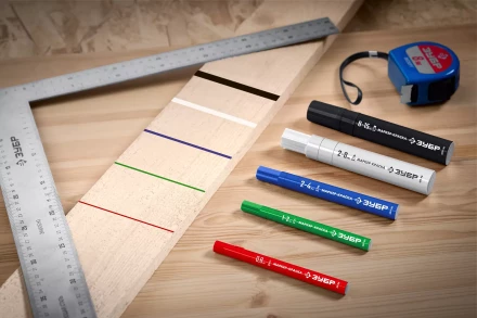 ЗУБР МК-400 зеленый, 2-4 мм маркер-краска (06325-4) купить в Магнитогорске