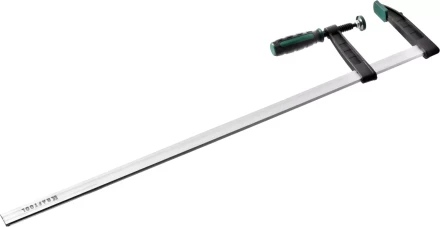 Струбцина, KRAFTOOL 32011-120-800, тип &quot;F&quot;, DIN 5117, двухкомпонентная ручка, 120х800мм 32011-120-800 купить в Магнитогорске