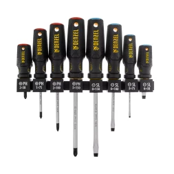 Набор отверток на полке Denzel, 8 шт., PH+SL, S2, 3к рукоятка, 122137