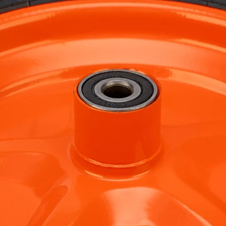 Колесо пневматическое усиленное, шина 8PR, 4.00-8 D400 мм, внутренний диаметр подшипника 12 мм, длина оси 90 мм Palisad купить в Магнитогорске