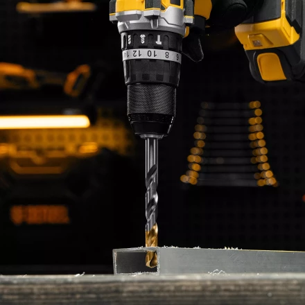 Сверло спиральное по металлу Denzel, 11 x 142 мм, Р6М5, Golden Tip, 718243 купить в Магнитогорске