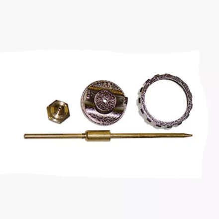 Ремкомплект для краскораспылителя 4 предмета: сопло 1,5 мм + игла + форсунка + зажим сопла  MATRIX 57382 купить в Магнитогорске