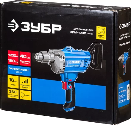 Дрель-миксер ЗДМ-1200 РММ2 серия ПРОФЕССИОНАЛ купить в Магнитогорске